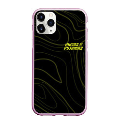 Чехол iPhone 11 Pro матовый Ninjas In Pyjamas, цвет: 3D-розовый