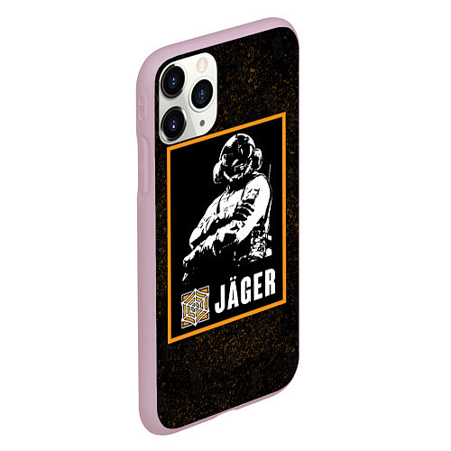 Чехол iPhone 11 Pro матовый Jager / 3D-Розовый – фото 2