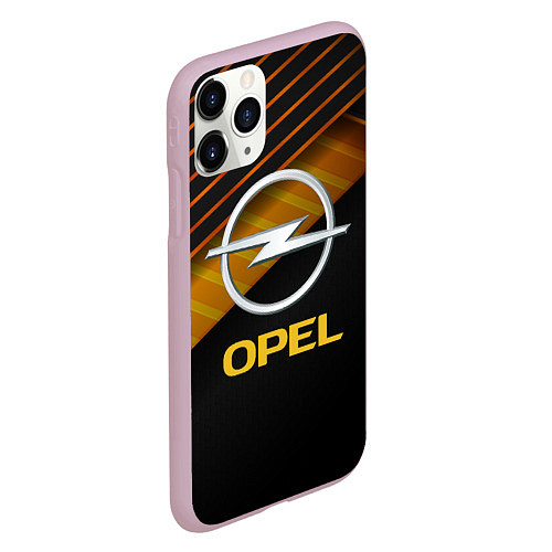 Чехол iPhone 11 Pro матовый OPEL ОПЕЛЬ / 3D-Розовый – фото 2