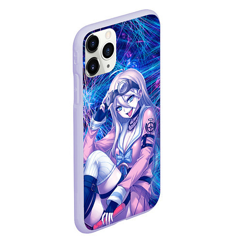 Чехол iPhone 11 Pro матовый Danganronpa / 3D-Светло-сиреневый – фото 2