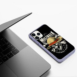 Чехол iPhone 11 Pro матовый MUGIWARA ONE PIECE, цвет: 3D-светло-сиреневый — фото 2