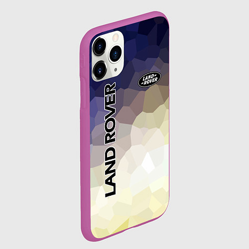 Чехол iPhone 11 Pro матовый LAND ROVER / 3D-Фиолетовый – фото 2