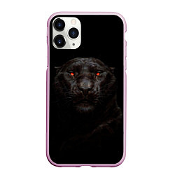Чехол iPhone 11 Pro матовый ПАНТЕРА, цвет: 3D-розовый