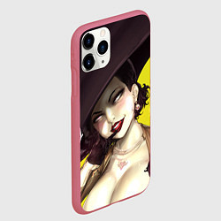Чехол iPhone 11 Pro матовый РЕЗИДЕНТ ИВЕЛ ДЕРЕВНЯ, цвет: 3D-малиновый — фото 2