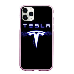 Чехол iPhone 11 Pro матовый TESLA