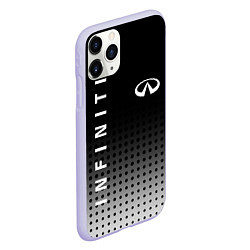 Чехол iPhone 11 Pro матовый Infiniti, цвет: 3D-светло-сиреневый — фото 2