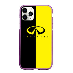 Чехол iPhone 11 Pro матовый INFINITI logo