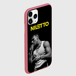 Чехол iPhone 11 Pro матовый НИЛЕТТО, цвет: 3D-малиновый — фото 2