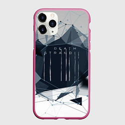Чехол iPhone 11 Pro матовый DEATH STRANDING, цвет: 3D-малиновый