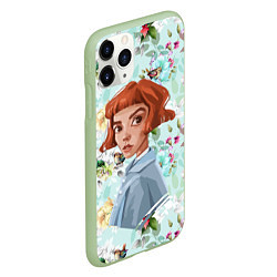 Чехол iPhone 11 Pro матовый Queens Gambit Ход Королевы, цвет: 3D-салатовый — фото 2