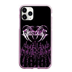 Чехол iPhone 11 Pro матовый GHOSTEMANE, цвет: 3D-розовый