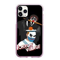 Чехол iPhone 11 Pro матовый Деревня дураков Horror Village, цвет: 3D-розовый