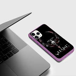 Чехол iPhone 11 Pro матовый Quake Champions, цвет: 3D-фиолетовый — фото 2