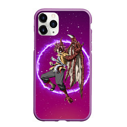 Чехол iPhone 11 Pro матовый Fairy tail Хвост Феи, цвет: 3D-фиолетовый