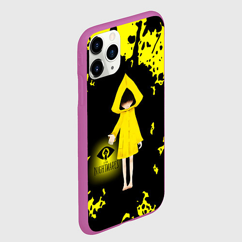 Чехол iPhone 11 Pro матовый Little NightmaresШестая / 3D-Фиолетовый – фото 2