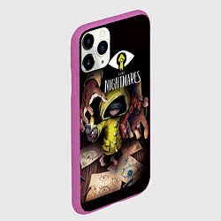 Чехол iPhone 11 Pro матовый Шестая Little Nightmares, цвет: 3D-фиолетовый — фото 2