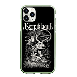 Чехол iPhone 11 Pro матовый Korpiklaani, цвет: 3D-салатовый