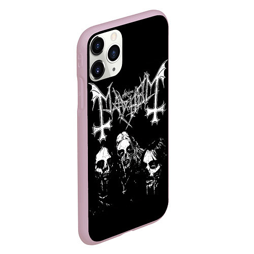 Чехол iPhone 11 Pro матовый Mayhem / 3D-Розовый – фото 2