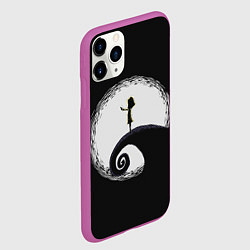 Чехол iPhone 11 Pro матовый Little Nightmares 2, цвет: 3D-фиолетовый — фото 2