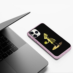 Чехол iPhone 11 Pro матовый Little Nightmares 2, цвет: 3D-розовый — фото 2