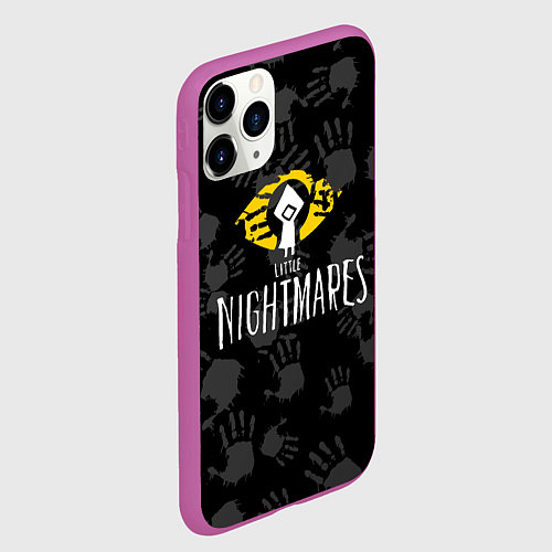 Чехол iPhone 11 Pro матовый Little Nightmares / 3D-Фиолетовый – фото 2