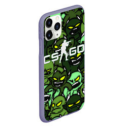 Чехол iPhone 11 Pro матовый CS:GO - Impire Чертята, цвет: 3D-серый — фото 2