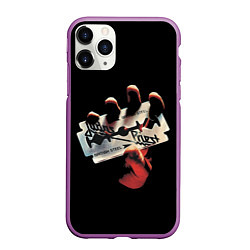 Чехол iPhone 11 Pro матовый Judas Priest, цвет: 3D-фиолетовый