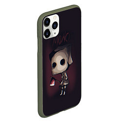 Чехол iPhone 11 Pro матовый Little Nightmares 2 mono, цвет: 3D-темно-зеленый — фото 2