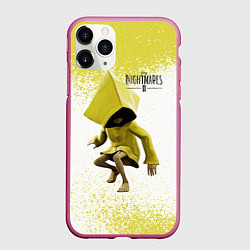 Чехол iPhone 11 Pro матовый Маленькие кошмары, цвет: 3D-малиновый