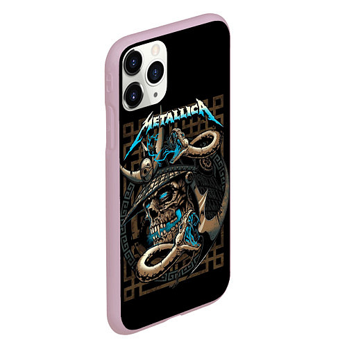 Чехол iPhone 11 Pro матовый METALLICA / 3D-Розовый – фото 2