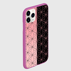 Чехол iPhone 11 Pro матовый КОСТЮМ НЕЗУКО NEZUKO, цвет: 3D-фиолетовый — фото 2