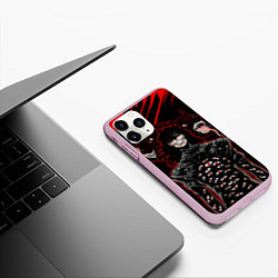 Чехол iPhone 11 Pro матовый Hellsing Хеллсинг, цвет: 3D-розовый — фото 2