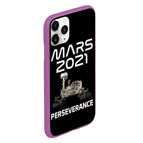 Чехол iPhone 11 Pro матовый Perseverance / 3D-Фиолетовый – фото 2