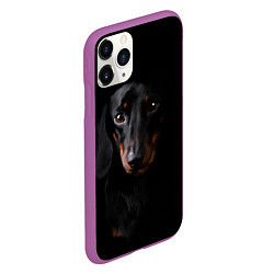 Чехол iPhone 11 Pro матовый ТАКСА, цвет: 3D-фиолетовый — фото 2