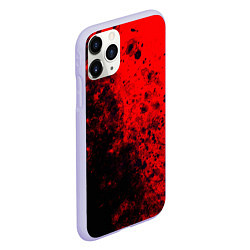 Чехол iPhone 11 Pro матовый Пятна Крови, цвет: 3D-светло-сиреневый — фото 2