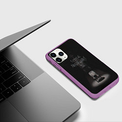 Чехол iPhone 11 Pro матовый Little Nightmares 2, цвет: 3D-фиолетовый — фото 2