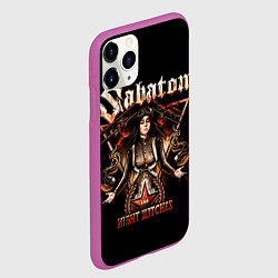 Чехол iPhone 11 Pro матовый Sabaton, цвет: 3D-фиолетовый — фото 2