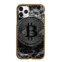 Чехол iPhone 11 Pro матовый БИТКОИН BITCOIN