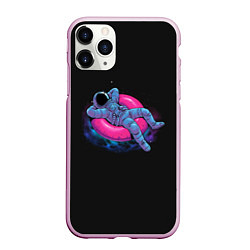 Чехол iPhone 11 Pro матовый Floating dream, цвет: 3D-розовый