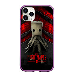 Чехол iPhone 11 Pro матовый Little Nightmares 2, цвет: 3D-фиолетовый