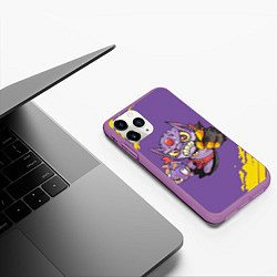 Чехол iPhone 11 Pro матовый Лион Dota 2, цвет: 3D-фиолетовый — фото 2