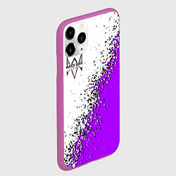 Чехол iPhone 11 Pro матовый WATCH DOGS LEGION, цвет: 3D-фиолетовый — фото 2
