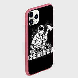 Чехол iPhone 11 Pro матовый DayZ Chernarus, цвет: 3D-малиновый — фото 2