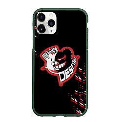 Чехол iPhone 11 Pro матовый Danganronpa, цвет: 3D-темно-зеленый