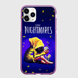 Чехол iPhone 11 Pro матовый LITTLE NIGHTMARES, цвет: 3D-фиолетовый