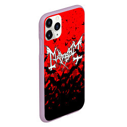 Чехол iPhone 11 Pro матовый MAYHEM, цвет: 3D-сиреневый — фото 2