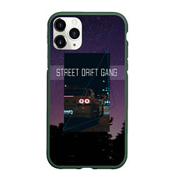 Чехол iPhone 11 Pro матовый Street Drift Gang Дрифт