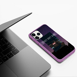 Чехол iPhone 11 Pro матовый Street Drift Gang Дрифт, цвет: 3D-фиолетовый — фото 2