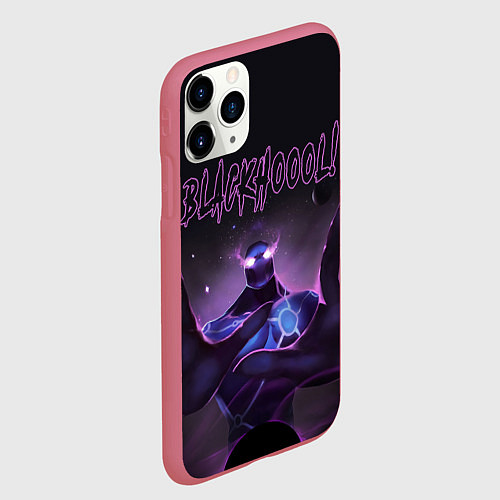 Чехол iPhone 11 Pro матовый Блэкхол Dota 2 / 3D-Малиновый – фото 2