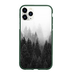 Чехол iPhone 11 Pro матовый Туманный лес